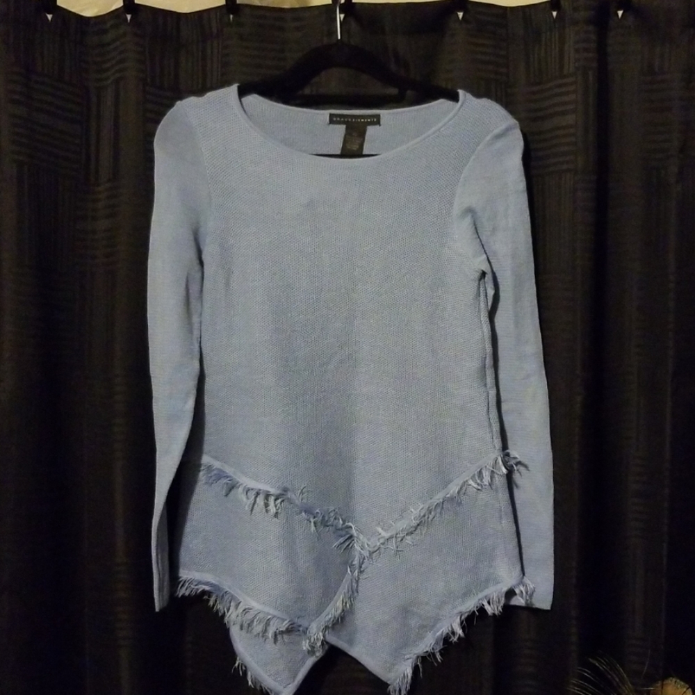Beautiful NWT Grace Elements Blue Sweater Size XS